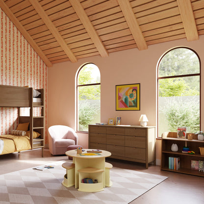 Babyletto Melo Montessori-Inspired Bookcase - Natural Walnut - M32211NL