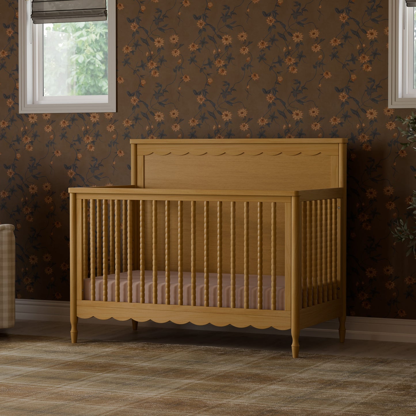 Namesake Ambrosia 4-in-1 Convertible Crib - Honey