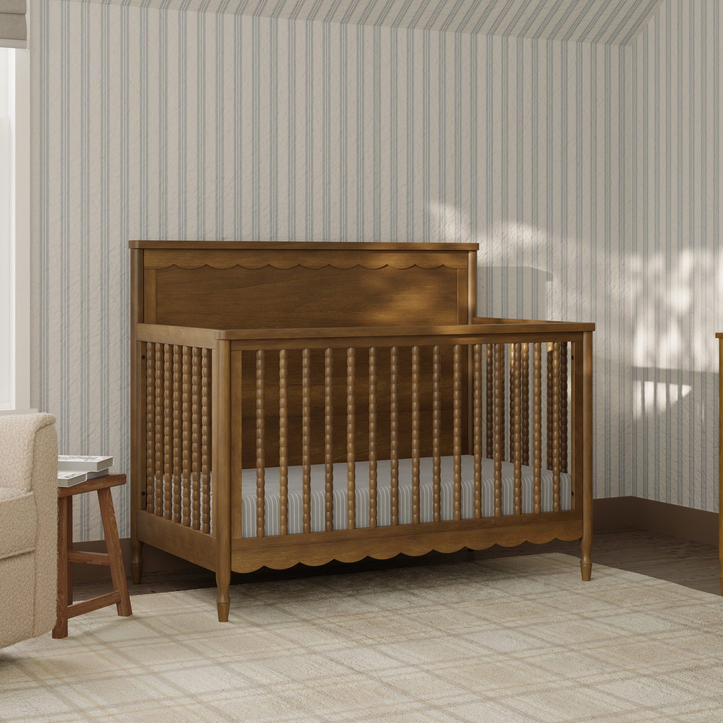 Namesake Ambrosia 4-in-1 Convertible Crib - Natural Walnut