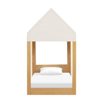 Babyletto Uchi Montessori-Inspired House Twin Bed - Honey