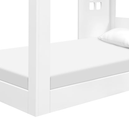 Babyletto Uchi Montessori-Inspired House Twin Bed - White