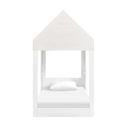 Babyletto Uchi Montessori-Inspired House Twin Bed - White