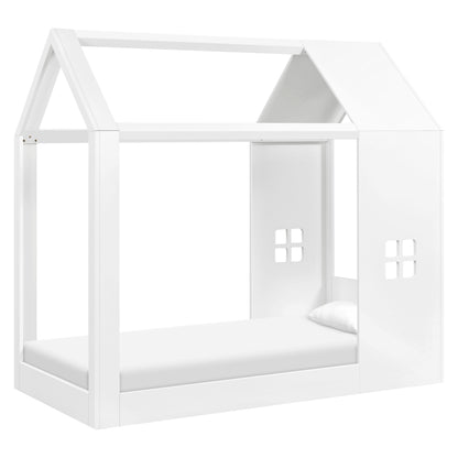 Babyletto Uchi Montessori-Inspired House Twin Bed - White