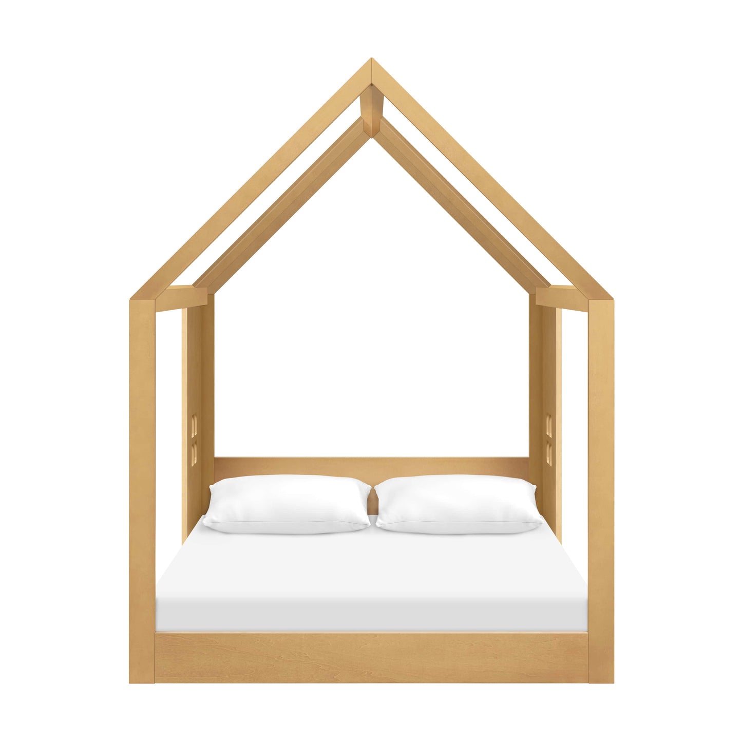 Babyletto Uchi Montessori-Inspired House Full Bed - Honey