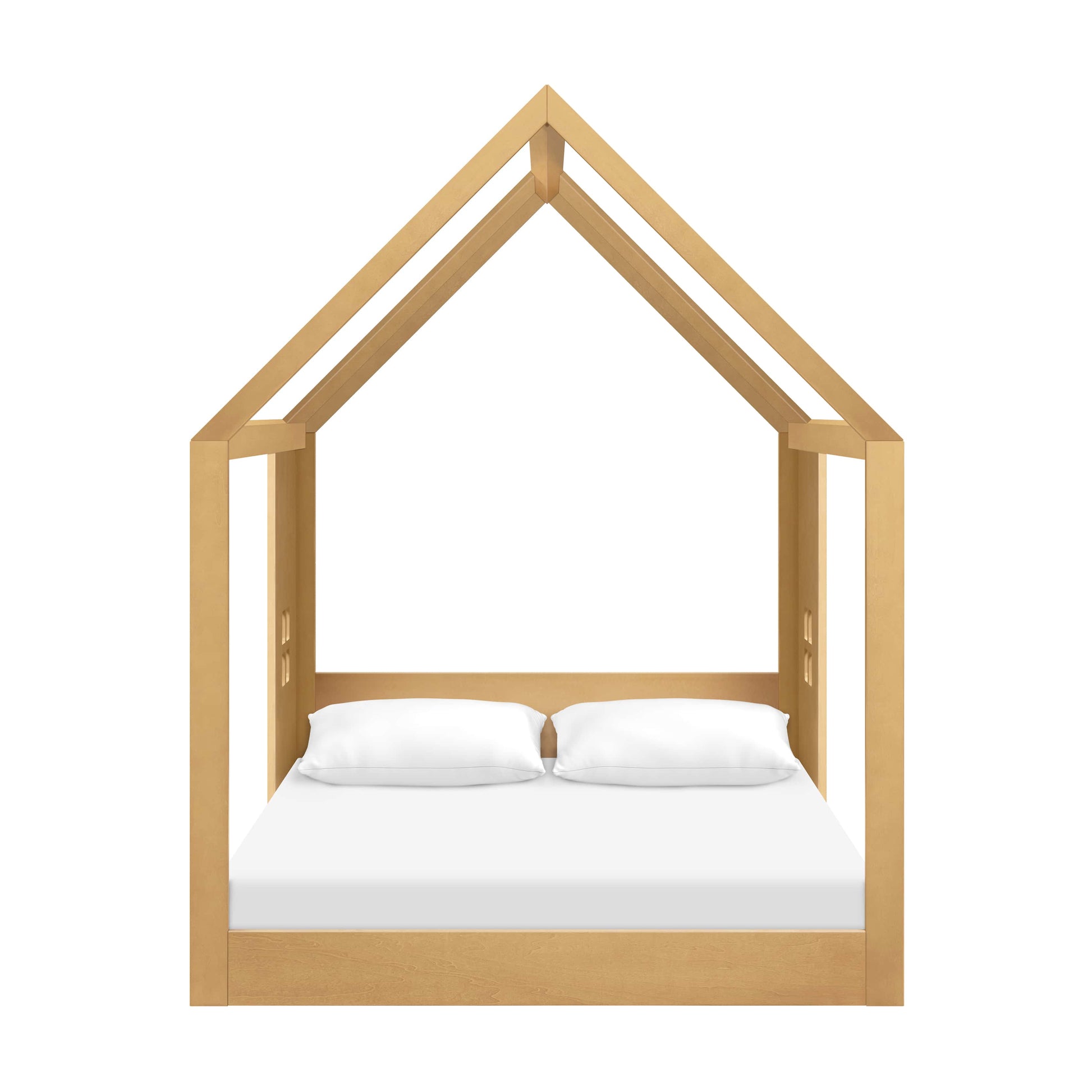 Babyletto Uchi Montessori-Inspired House Full Bed - Honey