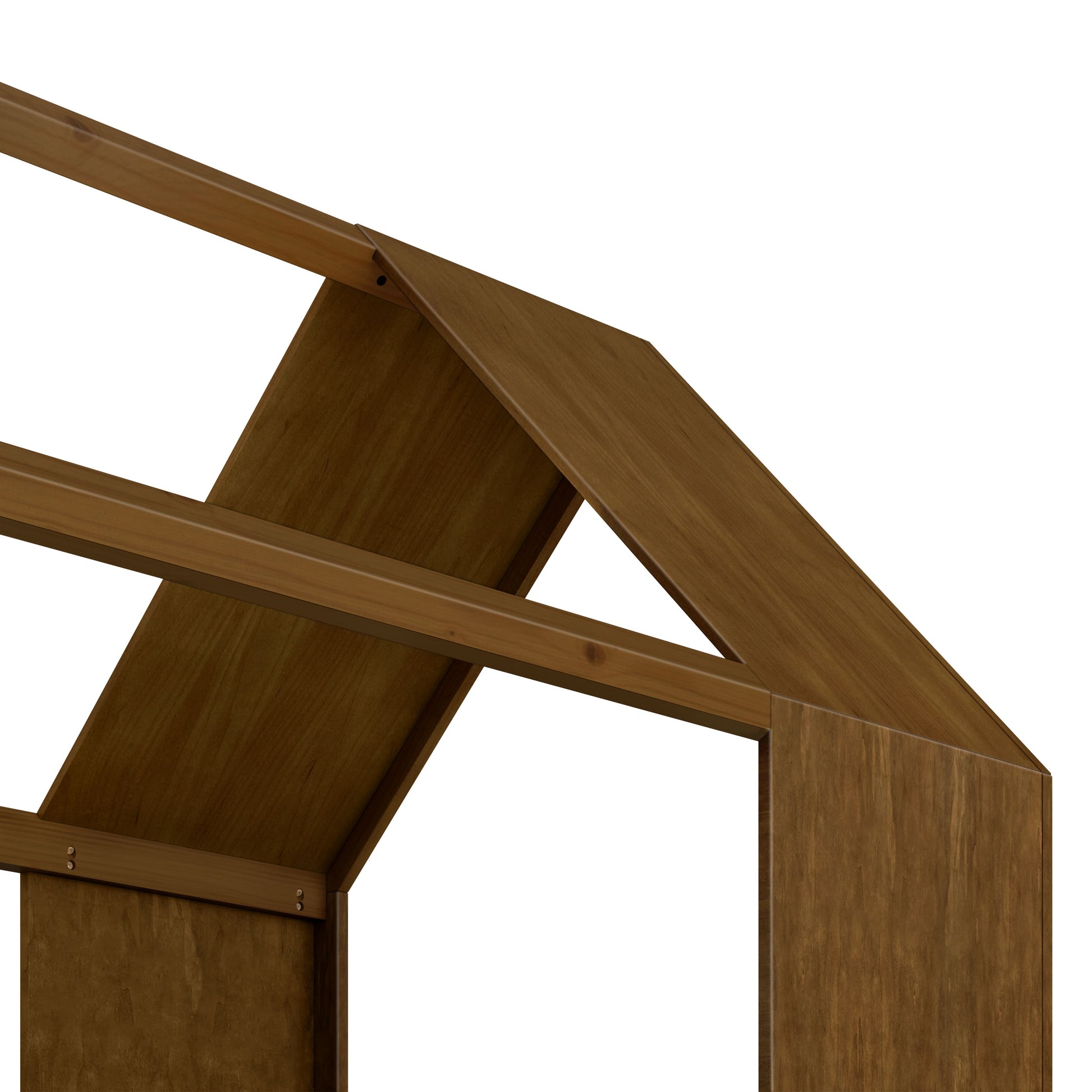 Babyletto Uchi Montessori-Inspired House Full Bed - Natural Walnut