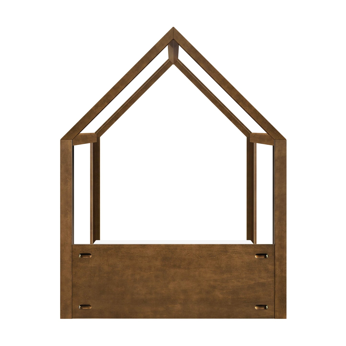 Babyletto Uchi Montessori-Inspired House Full Bed - Natural Walnut