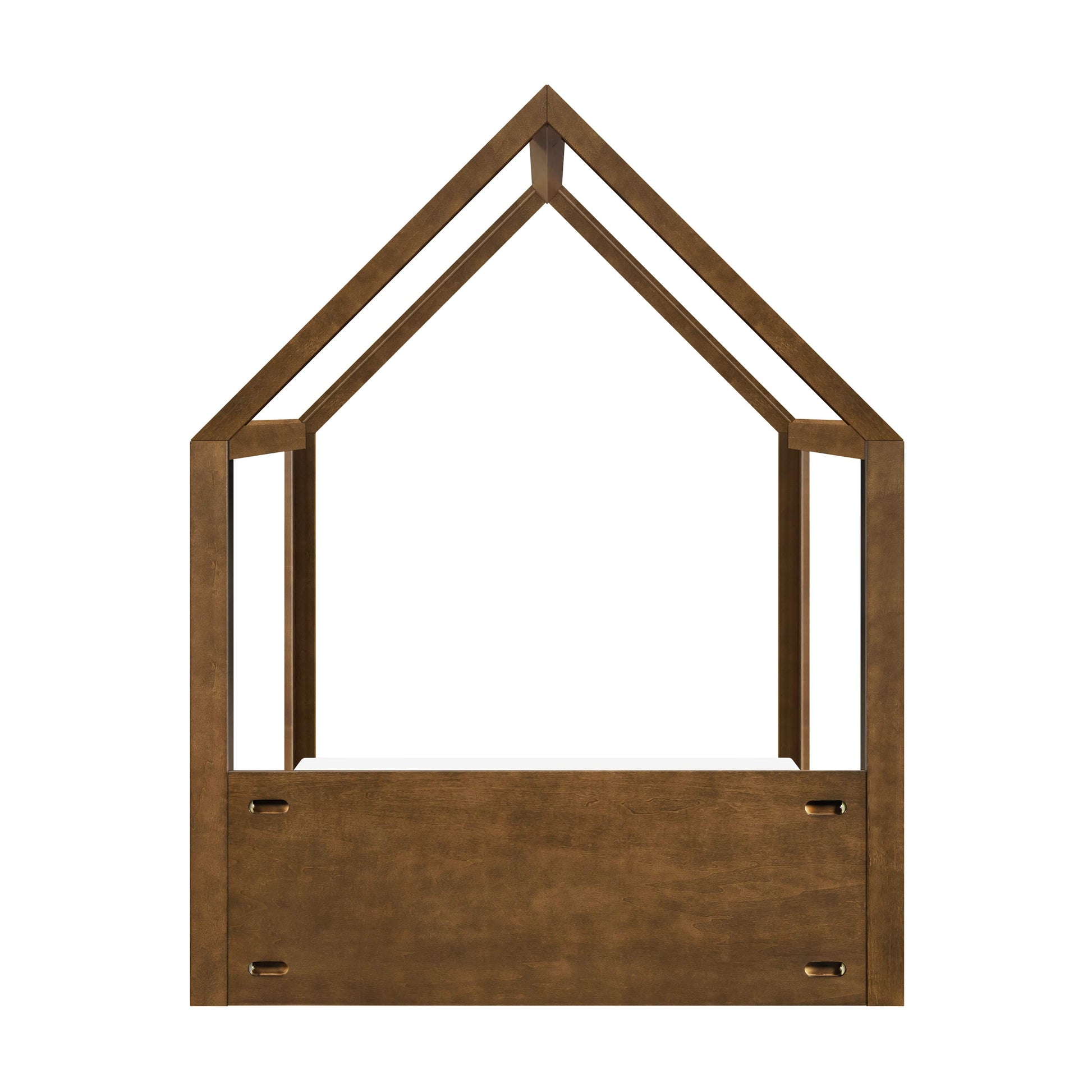 Babyletto Uchi Montessori-Inspired House Full Bed - Natural Walnut