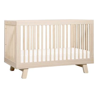 Babyletto Hudson 3-in-1 Convertible Crib with Toddler Bed Conversion Kit - Washed Natural - M4201NX