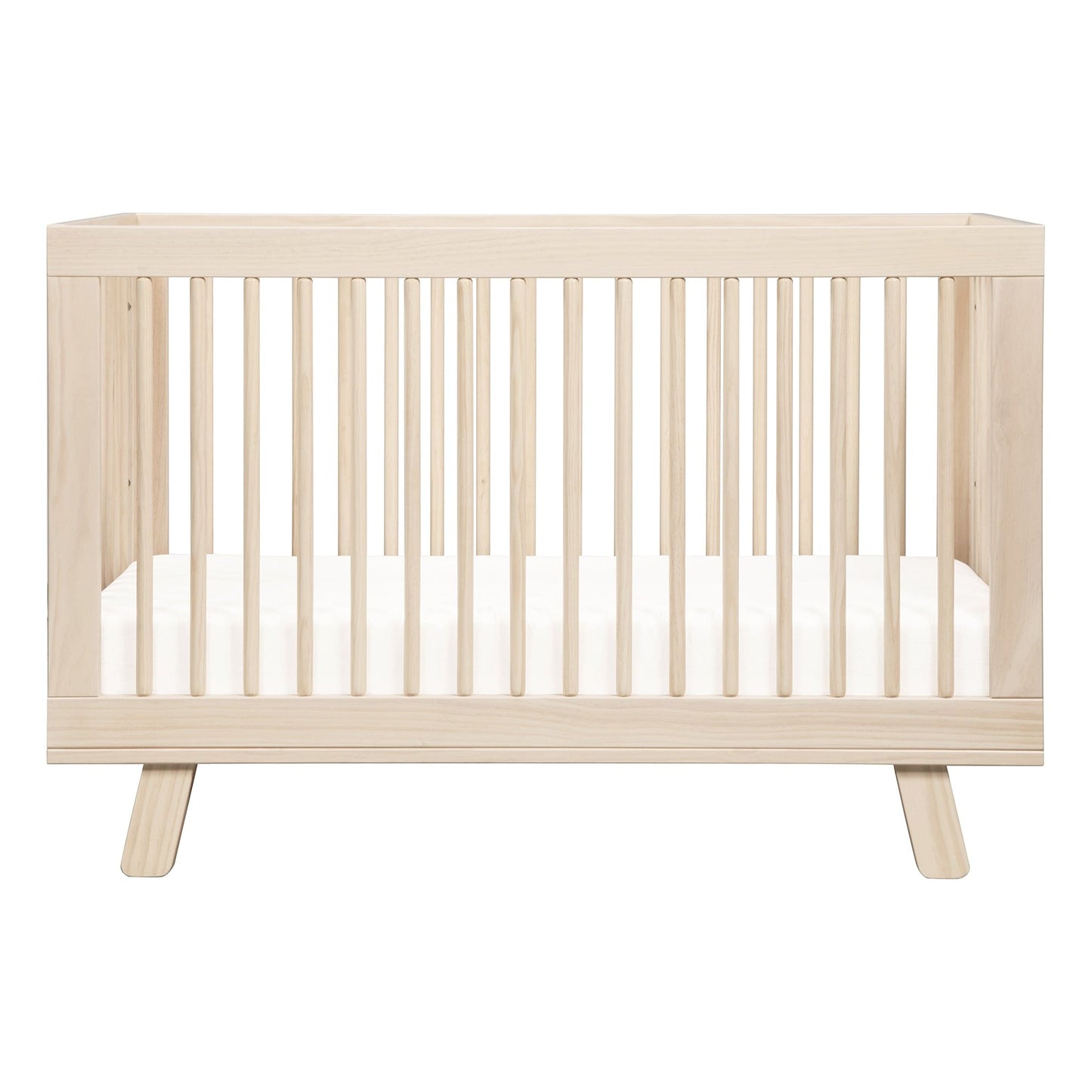 Babyletto Hudson 3-in-1 Convertible Crib with Toddler Bed Conversion Kit - Washed Natural - M4201NX