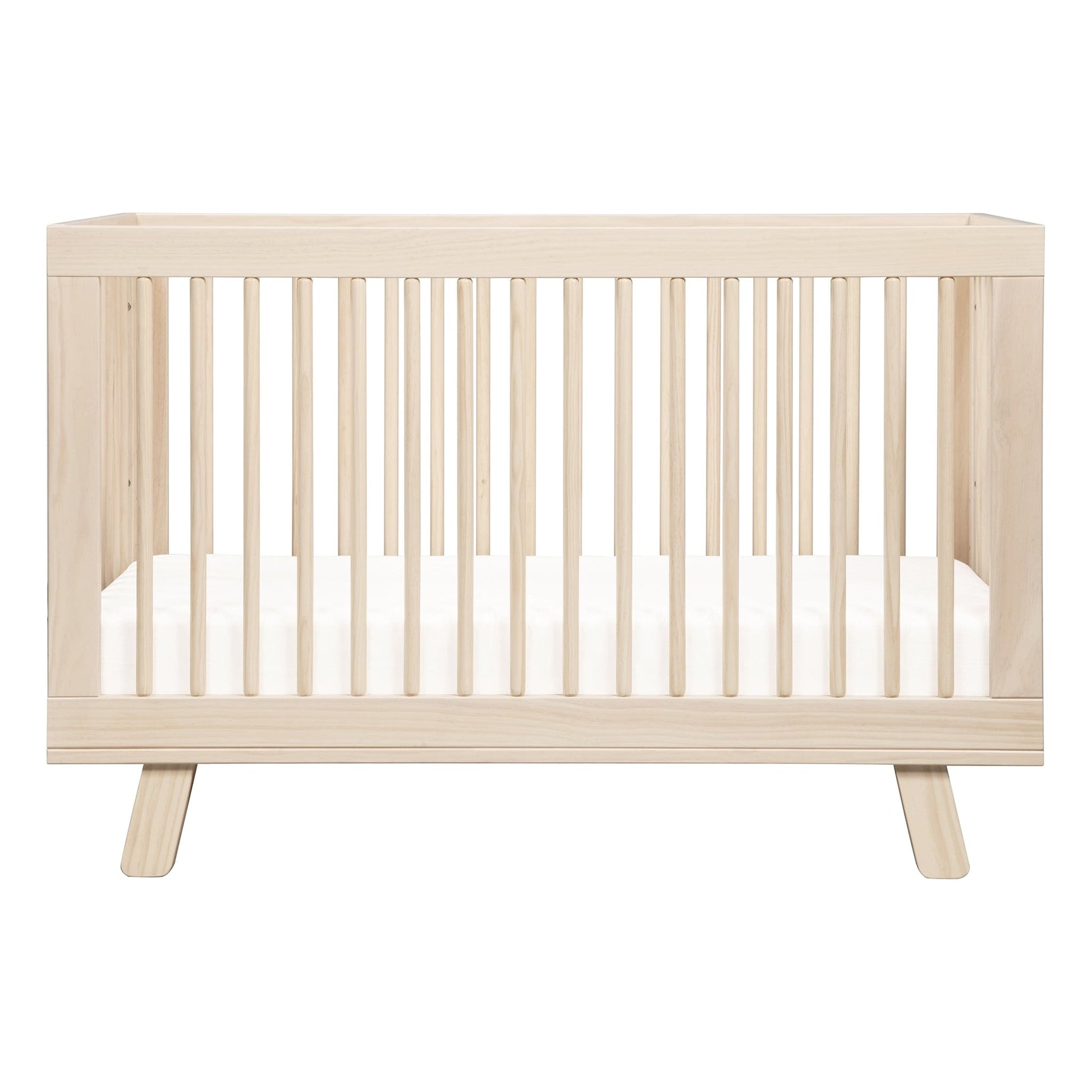 Babyletto Hudson 3-in-1 Convertible Crib with Toddler Bed Conversion Kit - Washed Natural - M4201NX