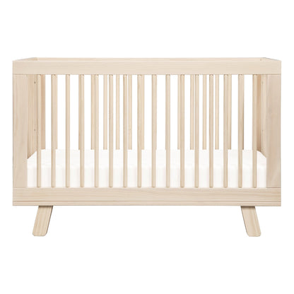Babyletto Hudson 3-in-1 Convertible Crib with Toddler Bed Conversion Kit - Washed Natural - M4201NX