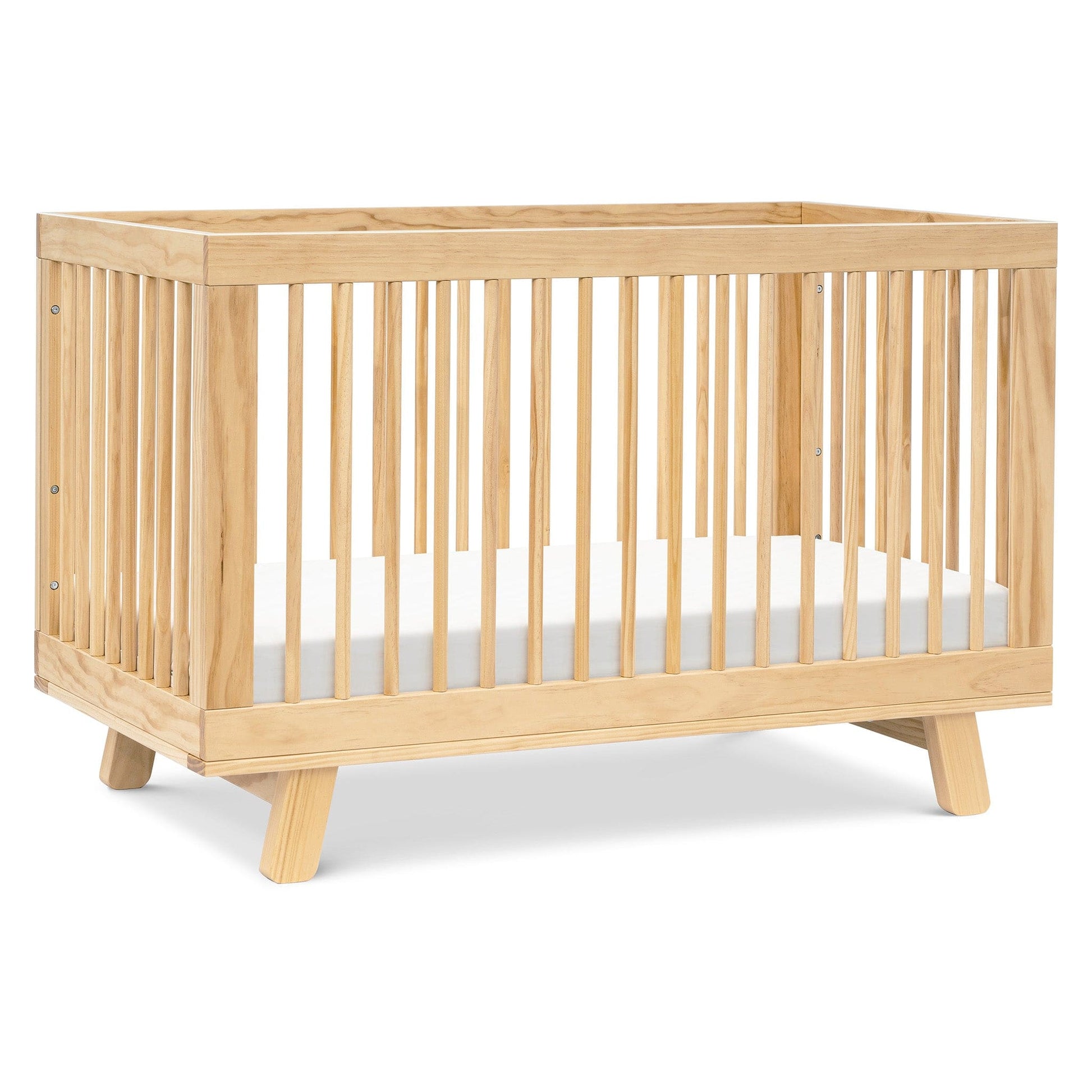 Babyletto Hudson 3-in-1 Convertible Crib with Toddler Bed Conversion Kit - Natural - M4201N