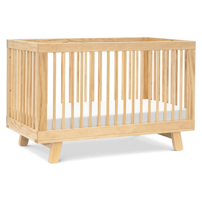Babyletto Hudson 3-in-1 Convertible Crib with Toddler Bed Conversion Kit - Natural - M4201N