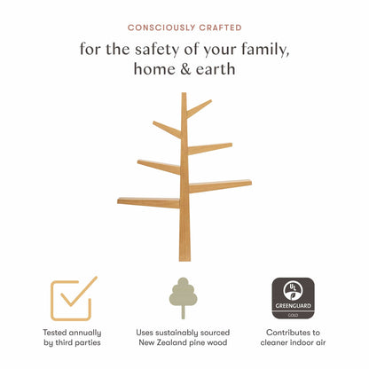 Babyletto Spruce Tree Bookcase - Honey - M4626HY