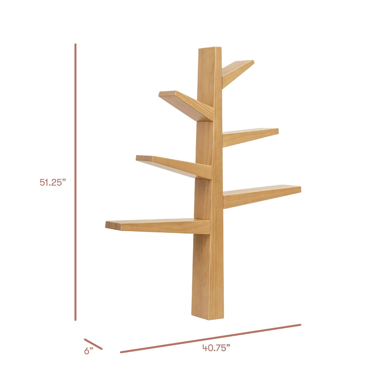 Babyletto Spruce Tree Bookcase - Honey - M4626HY
