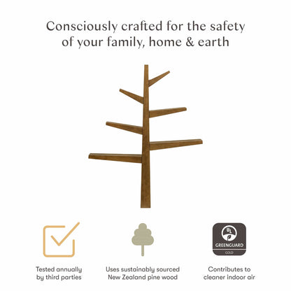 Babyletto Spruce Tree Bookcase - Natural Walnut - M4626NL