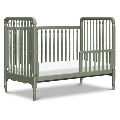Namesake Liberty 3-in-1 Convertible Spindle Crib with Toddler Bed Conversion Kit - Juniper