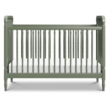 Namesake Liberty 3-in-1 Convertible Spindle Crib with Toddler Bed Conversion Kit - Juniper