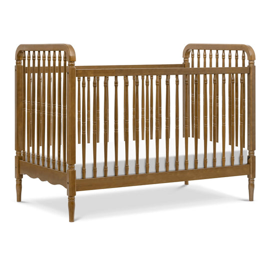 Namesake Liberty 3-in-1 Convertible Spindle Crib w/Toddler Bed Conversion Kit - Natural Walnut - M7101NL
