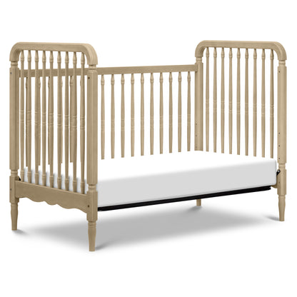 Namesake Liberty 3-in-1 Convertible Spindle Crib with Toddler Bed Conversion Kit - Washed Pine