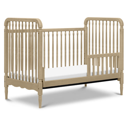 Namesake Liberty 3-in-1 Convertible Spindle Crib with Toddler Bed Conversion Kit - Washed Pine