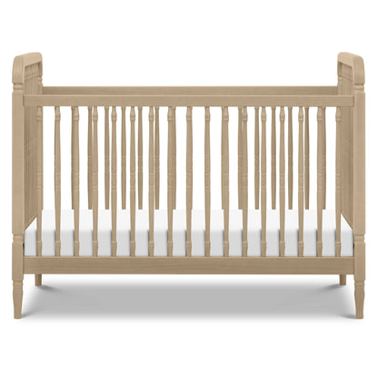 Namesake Liberty 3-in-1 Convertible Spindle Crib with Toddler Bed Conversion Kit - Washed Pine