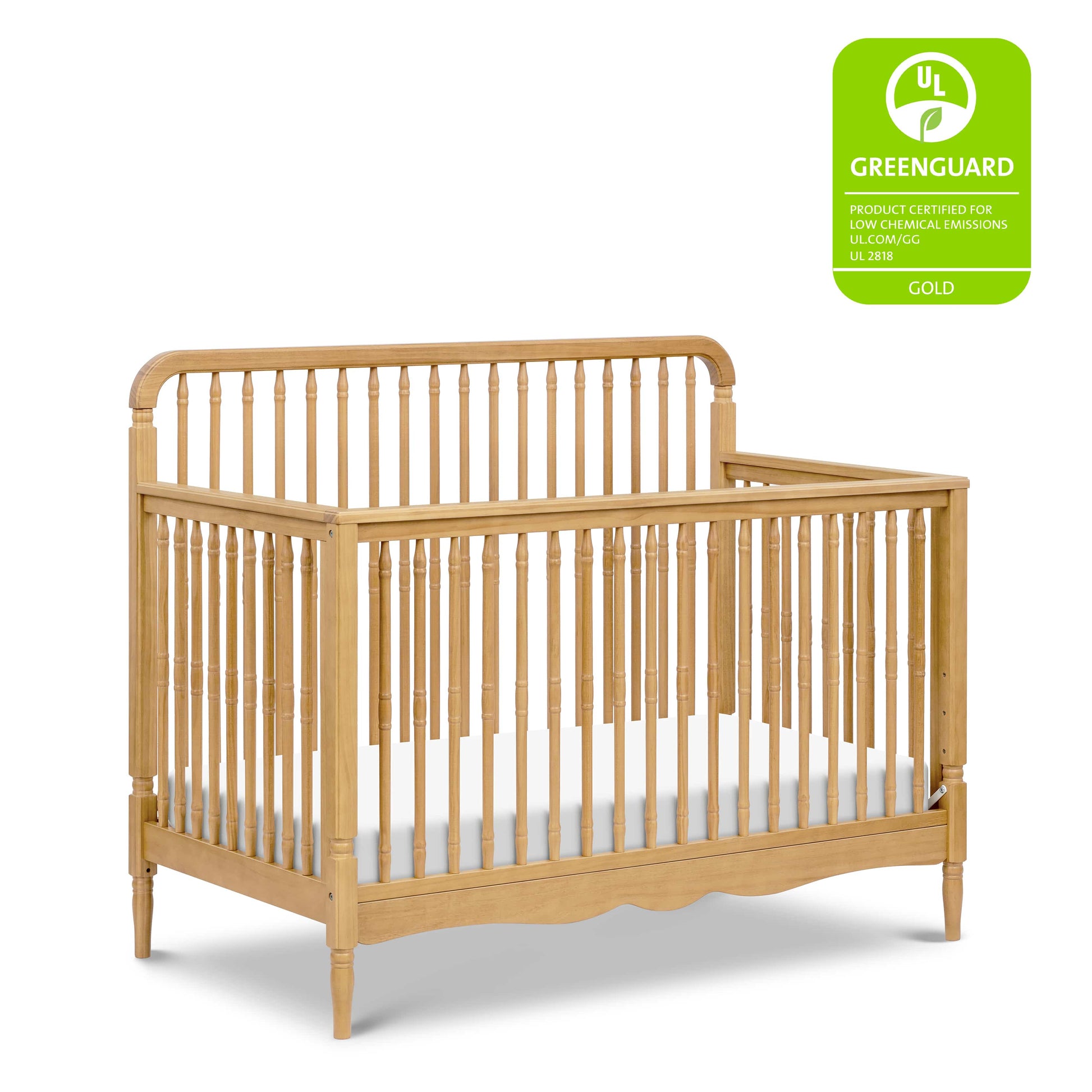 Namesake Liberty 4-in-1 Convertible Spindle Crib - Honey
