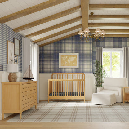 Namesake Liberty 4-in-1 Convertible Spindle Crib - Honey
