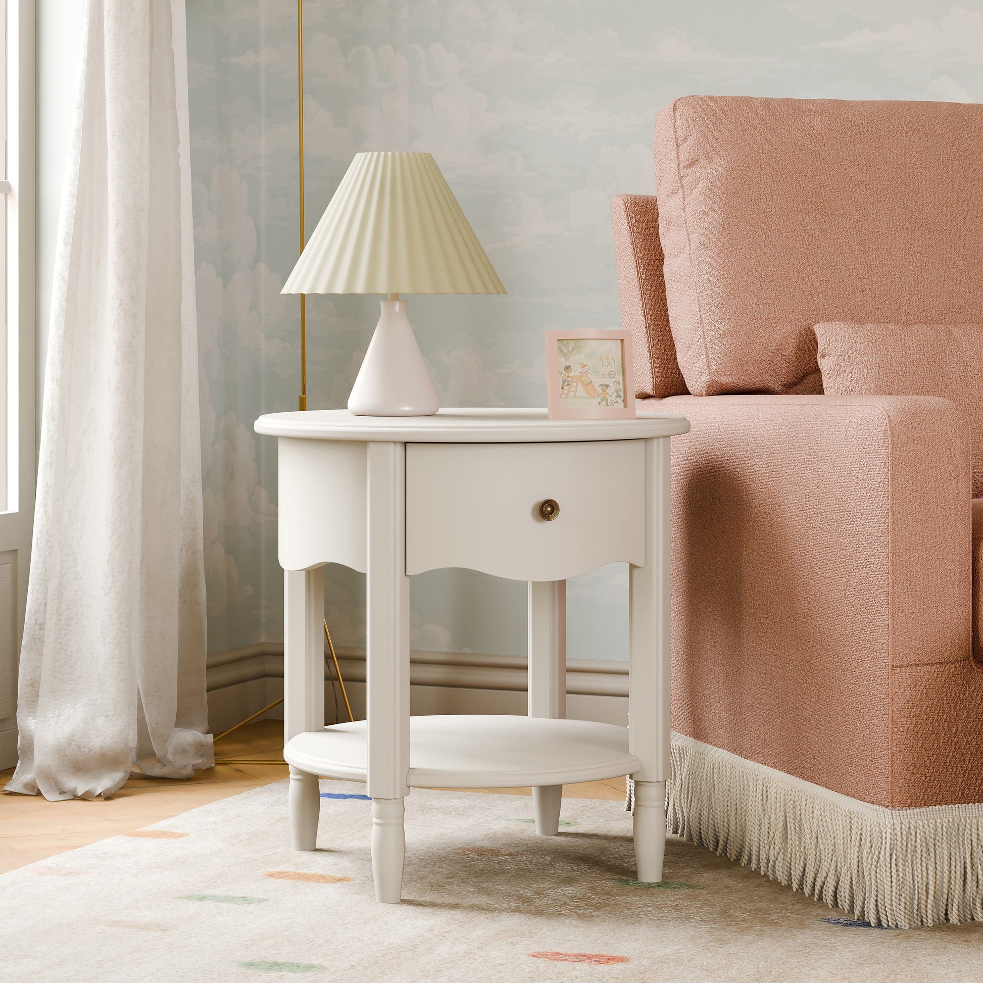 Namesake Liberty Assembled Nightstand - Warm White