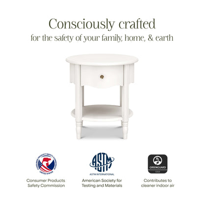 Namesake Liberty Assembled Nightstand - Warm White