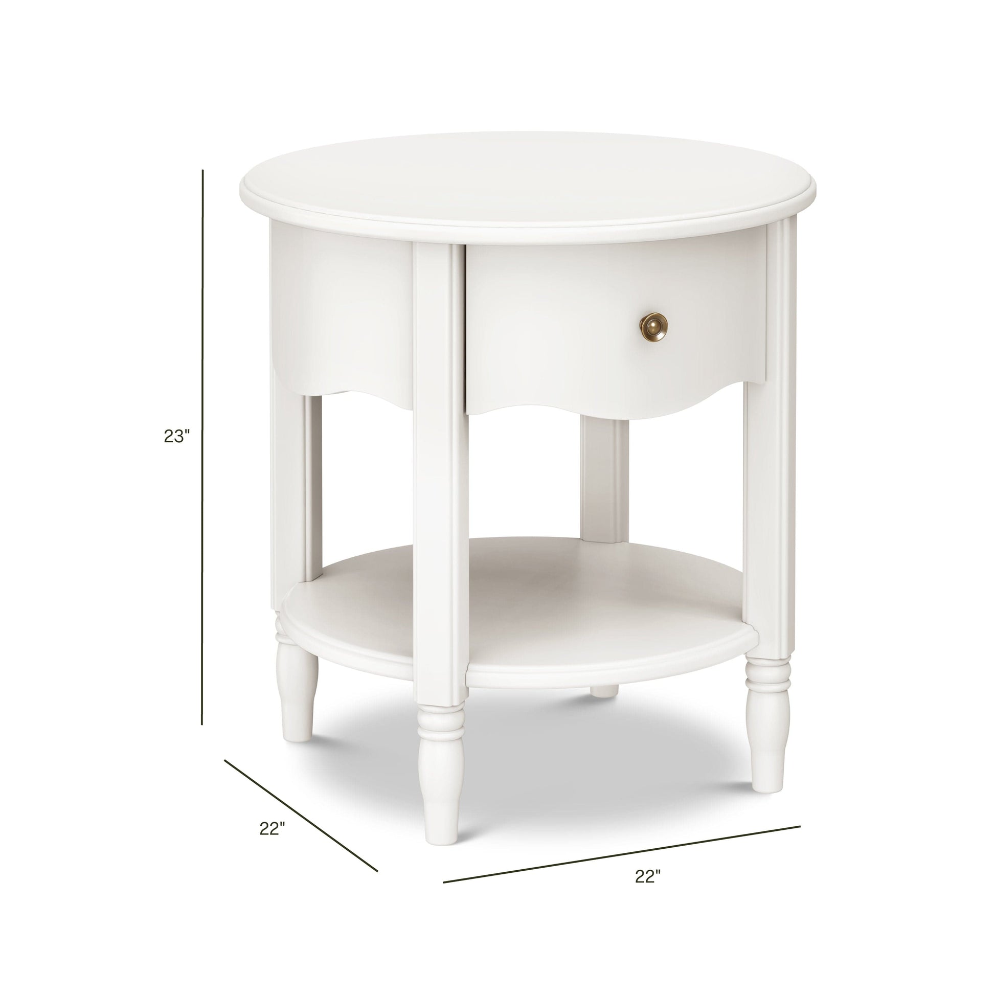 Namesake Liberty Assembled Nightstand - Warm White