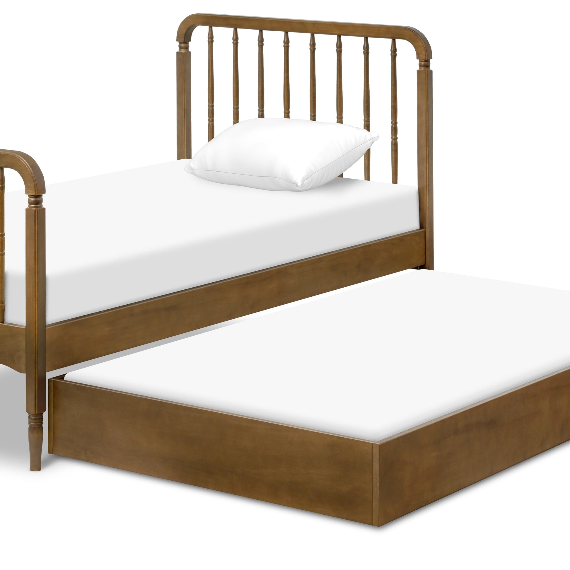 Namesake Liberty Spindle Twin Bed - Natural Walnut