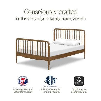 Namesake Liberty Spindle Full Bed - Natural Walnut