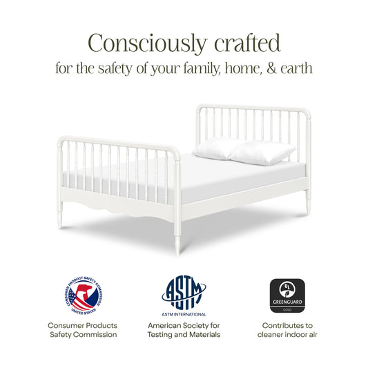 Namesake Liberty Spindle Full Bed - Warm White