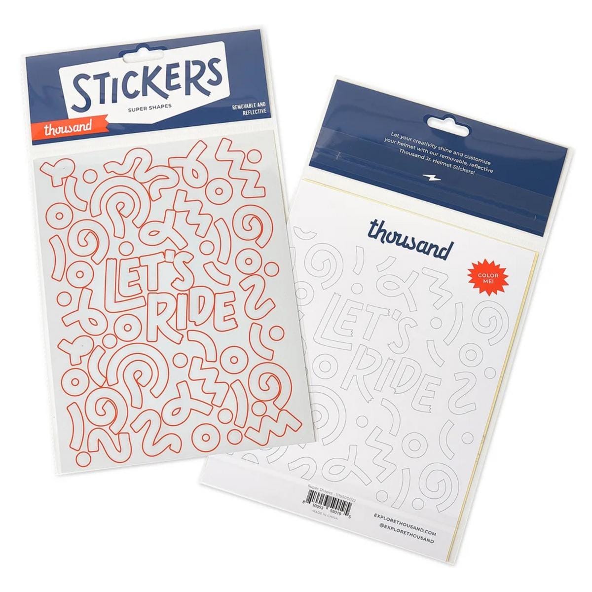 Thousand Jr Sticker Sheet - Super Shapes - 1119500022