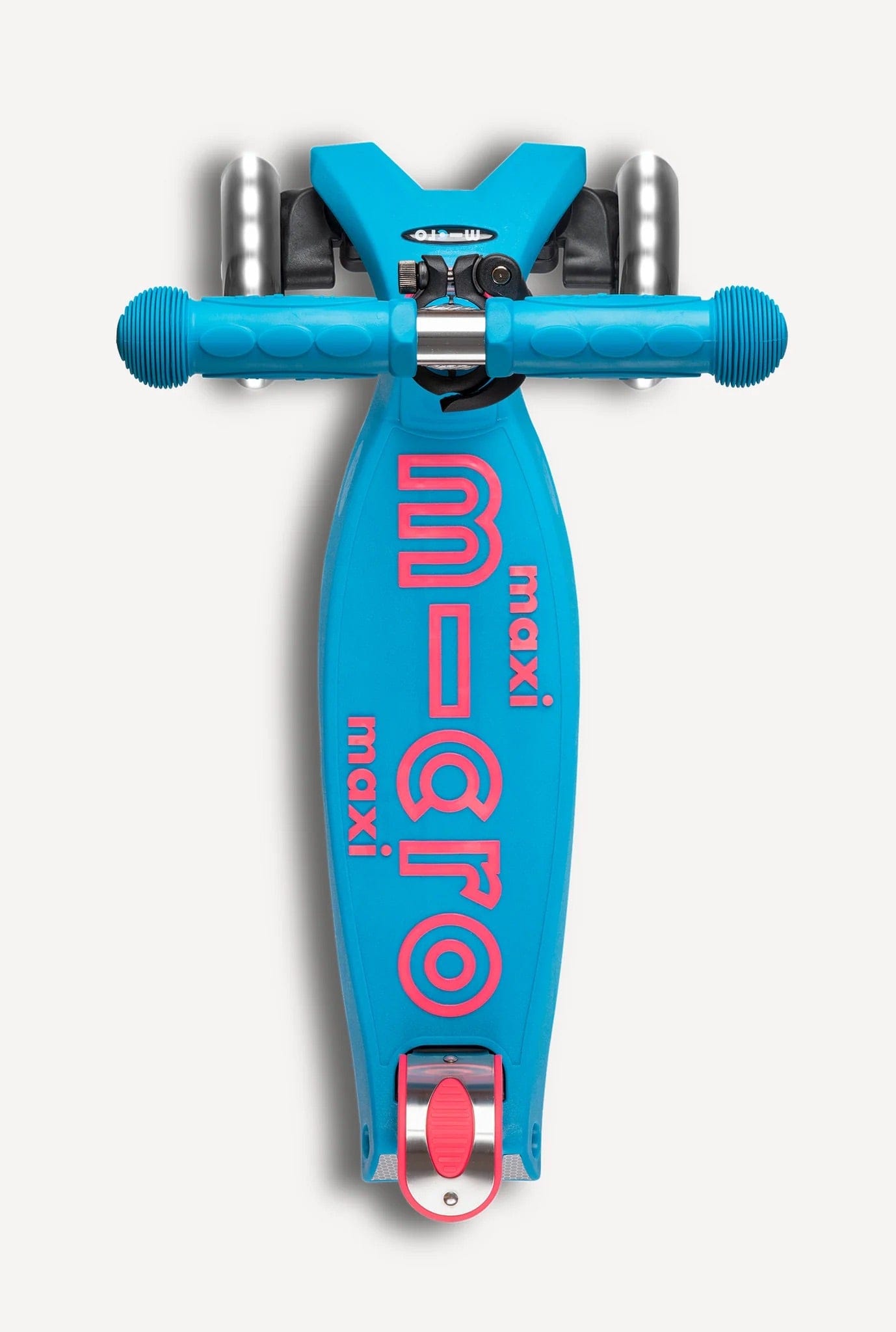Micro Kickboard Maxi Deluxe LED Scooter - Aqua - MMD078