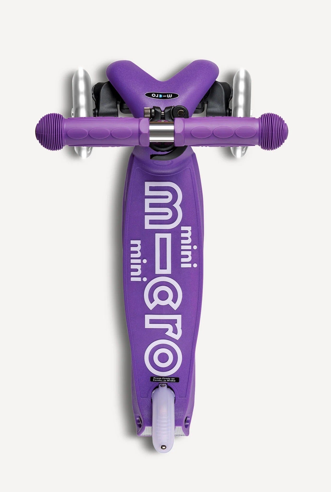 Micro Kickboard Micro Mini Deluxe Foldable LED Scooter - Purple