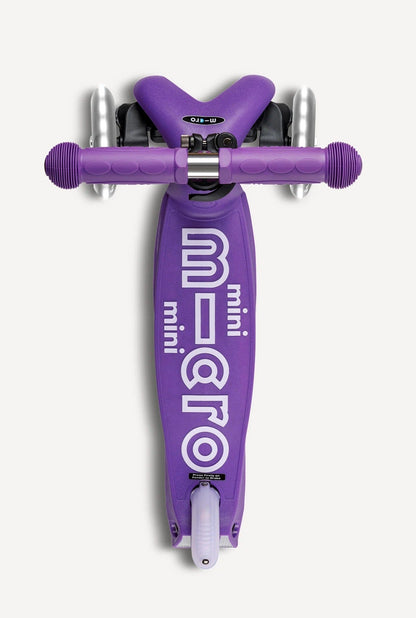 Micro Kickboard Micro Mini Deluxe Foldable LED Scooter - Purple - MMD199