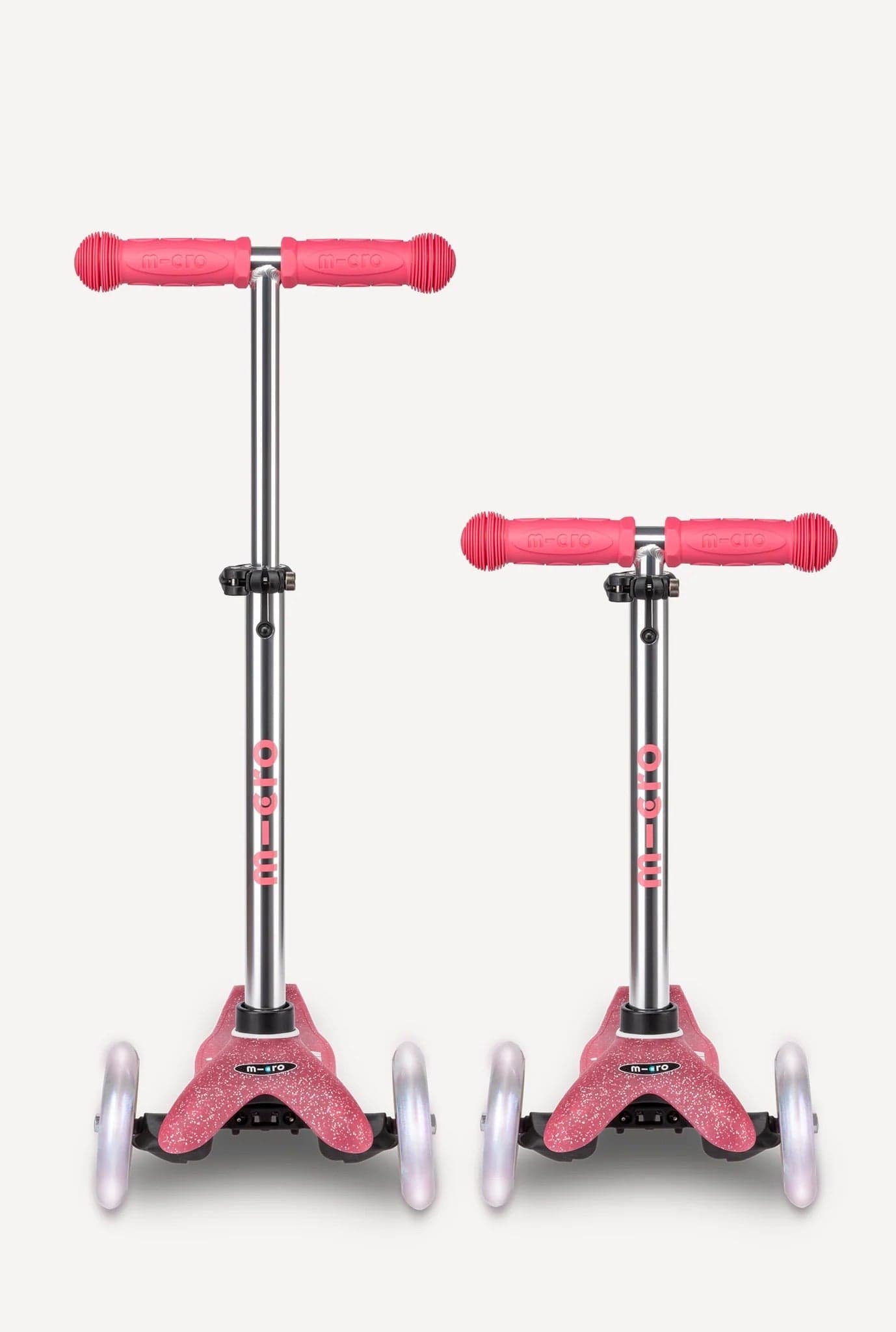 Micro Kickboard Micro Mini Glitter LED Scooter (2-5 years) - Fairy Pink - MMD208