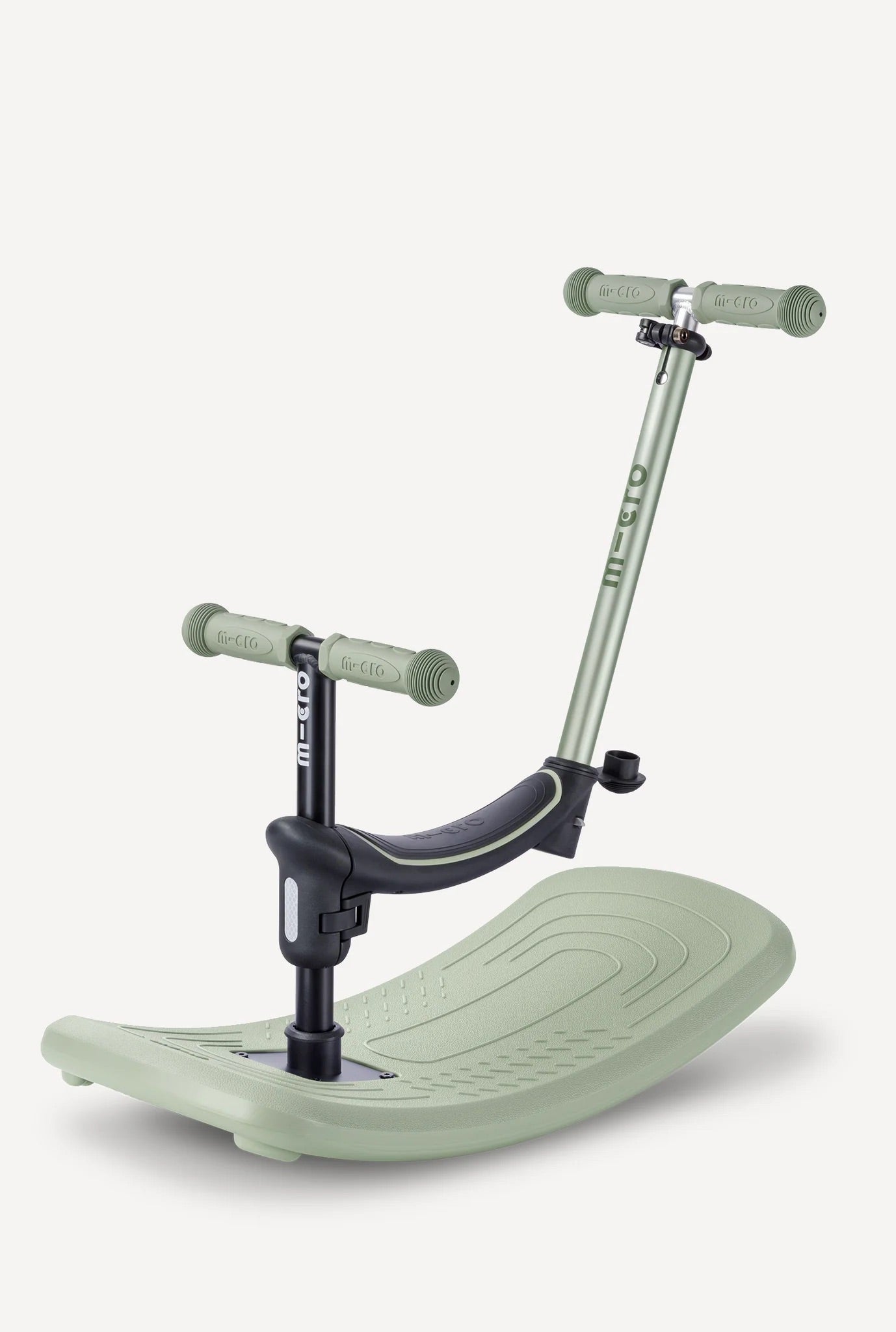 Micro Kickboard Mini Deluxe Rock & Go LED Scooter - Olive Sage