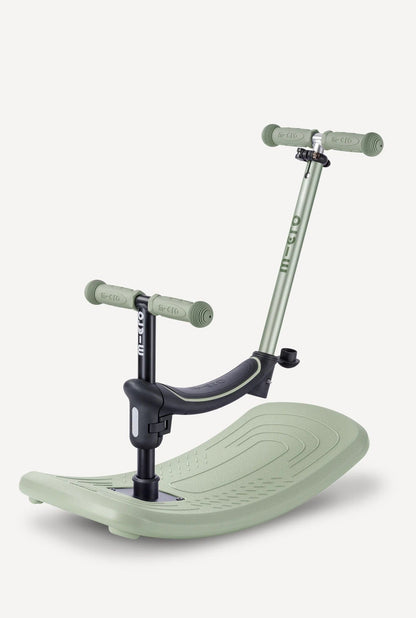 Micro Kickboard Mini Deluxe Rock & Go LED Scooter - Olive Sage - MMD385