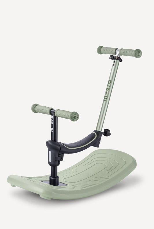 Micro Kickboard Mini Deluxe Rock & Go LED Scooter - Olive Sage - MMD385