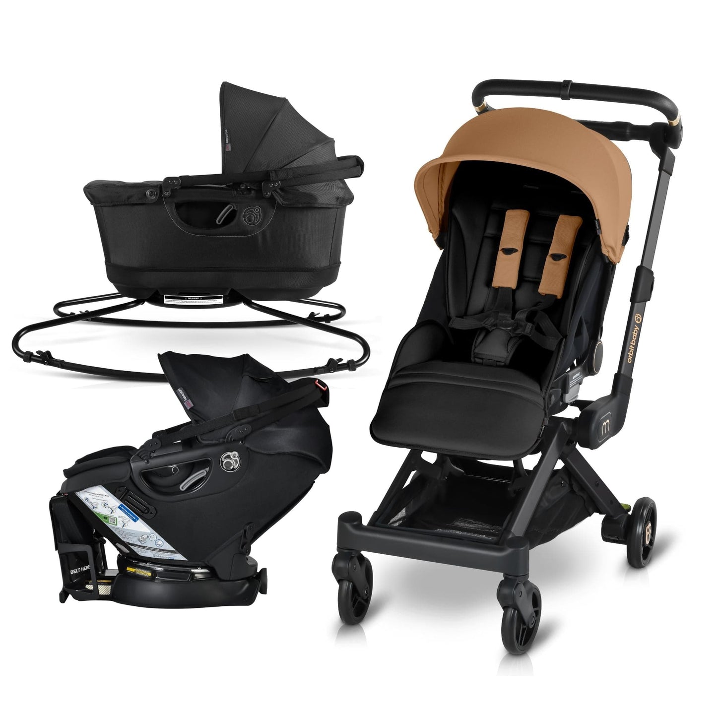 Orbit Baby M+ Stroll, Lounge, & Ride Travel System - ORB286