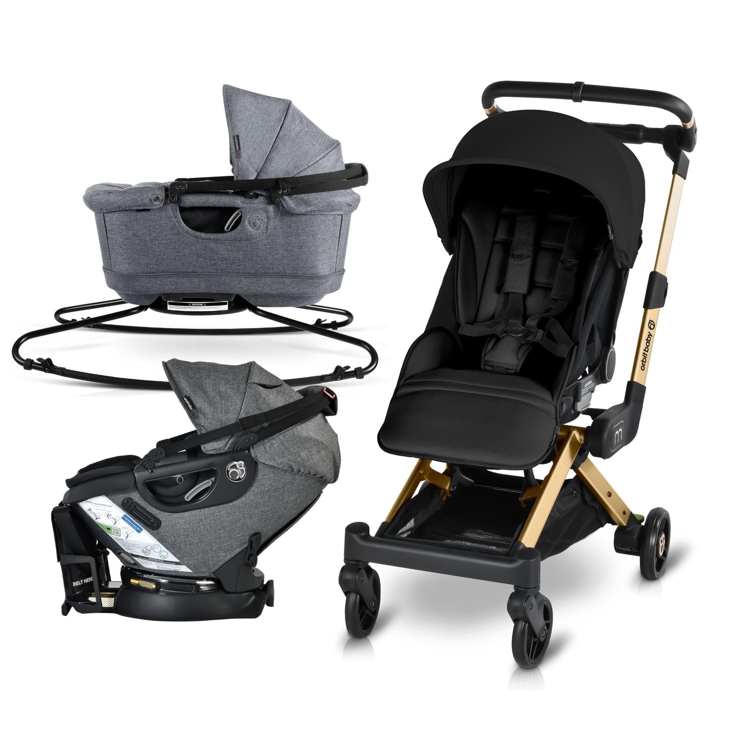 Orbit Baby M+ Stroll, Lounge, & Ride Travel System - ORB303