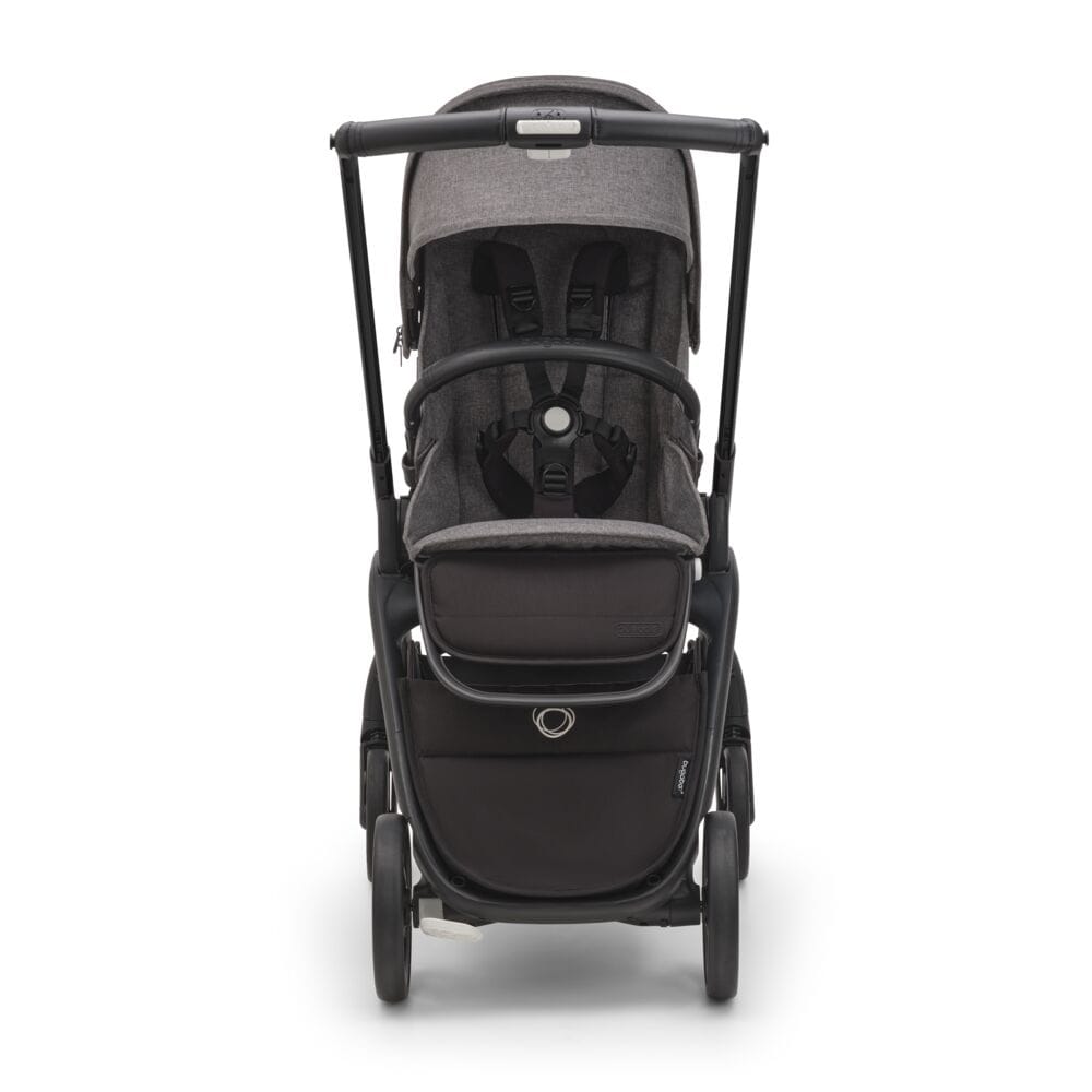 Bugaboo Dragonfly Complete Lightweight Compact Stroller - Black / Grey Melange