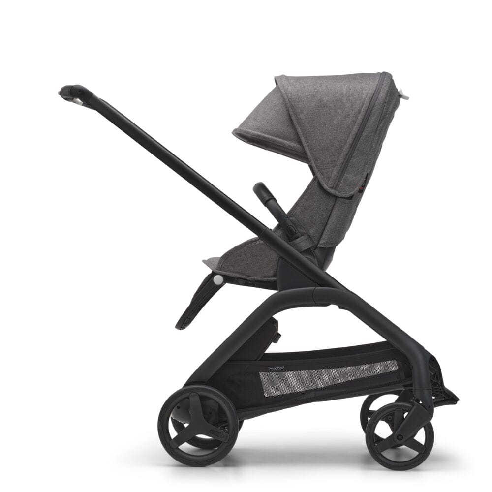 Bugaboo Dragonfly Complete Lightweight Compact Stroller - Black / Grey Melange
