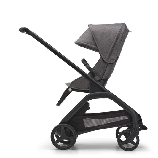 Bugaboo Dragonfly Complete Lightweight Compact Stroller - Black / Grey Melange