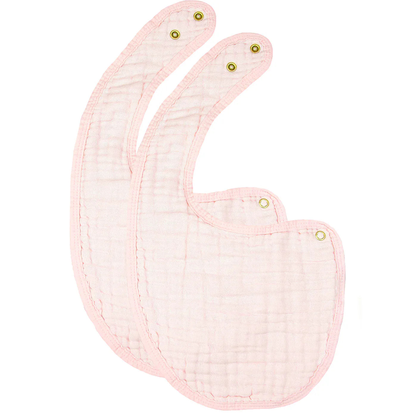 Lou Lou & Company Cloud Muslin Bib 2 pk - Blush