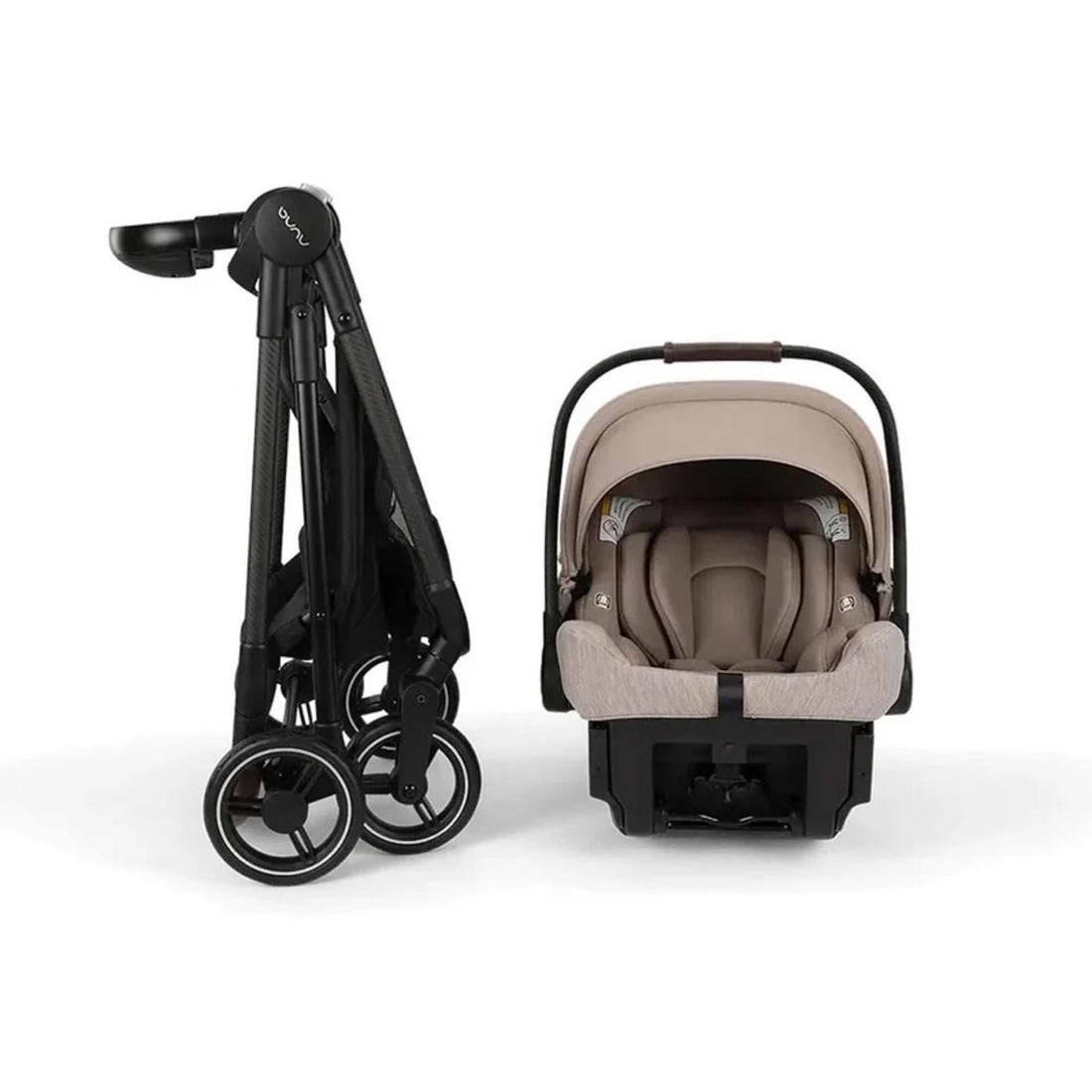 Nuna Flex Frame + PIPA urbn Baseless Infant Car Seat System - Cedar